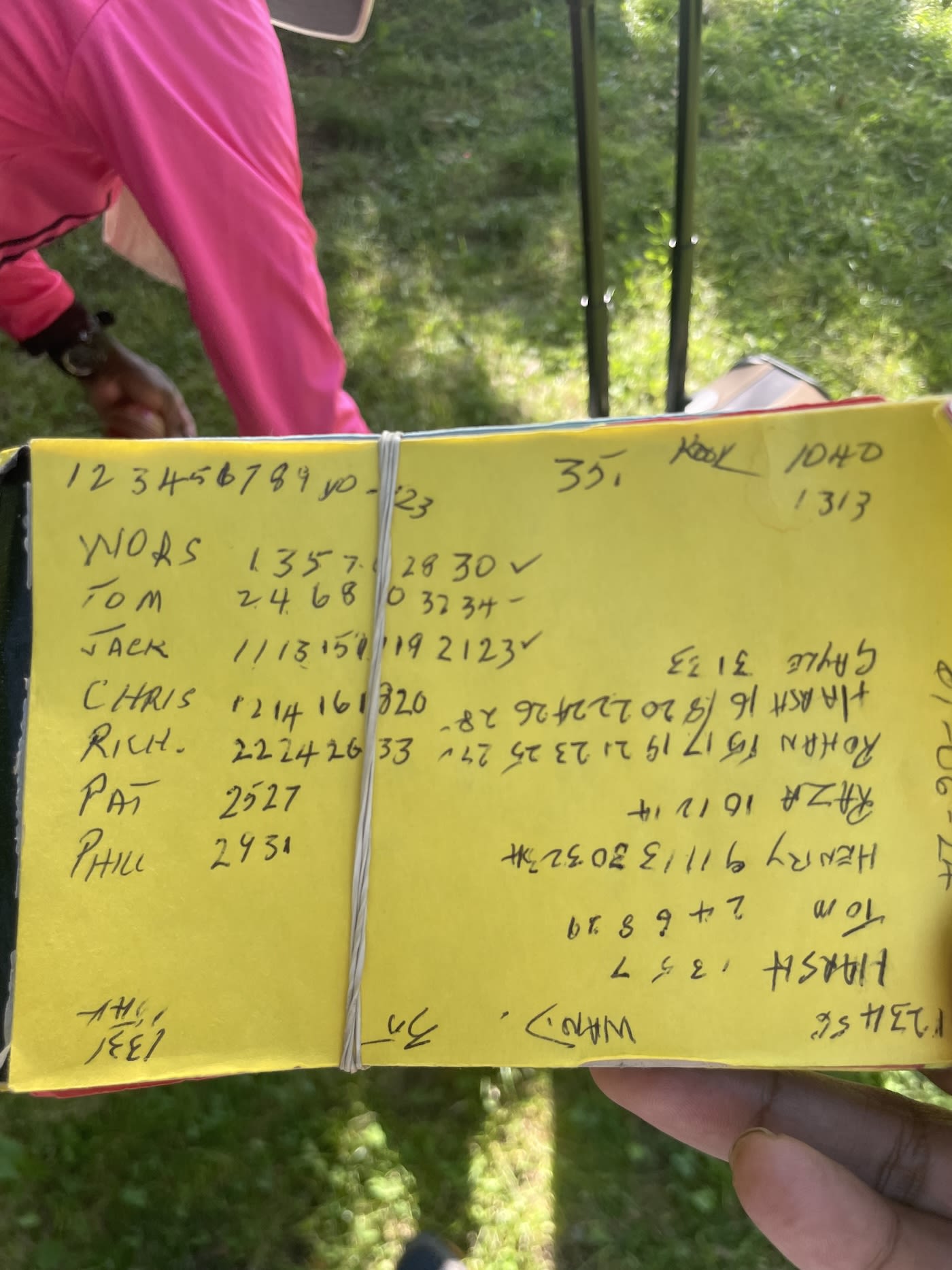 Steve Bucknor's umpiring cards