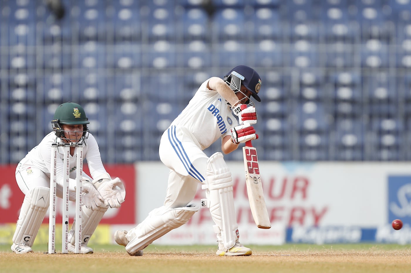 Shubha Satheesh came out to open in place of Smriti Mandhana