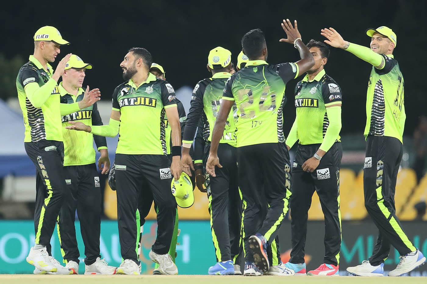 Zahoor Khan picked two wickets and flummoxed the batters with his slower balls