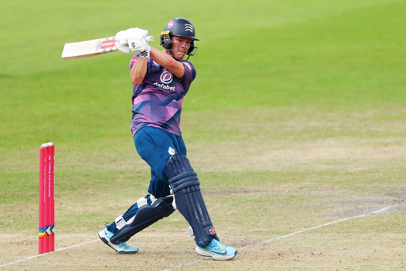 Jack Davies played a vital hand in Middlesex's win