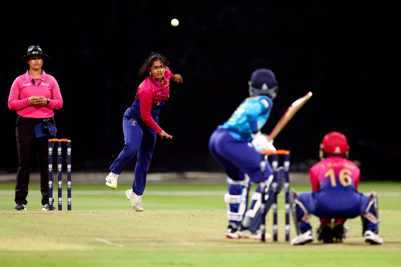 Vaishnave Mahesh picked up two wickets