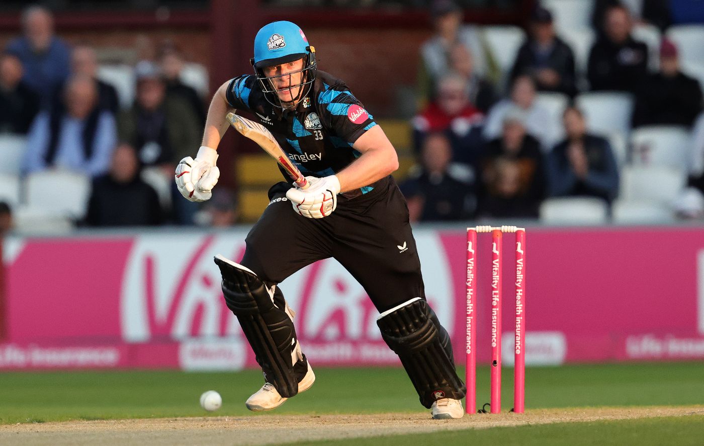Matthew Waite in action for Worcestershire 