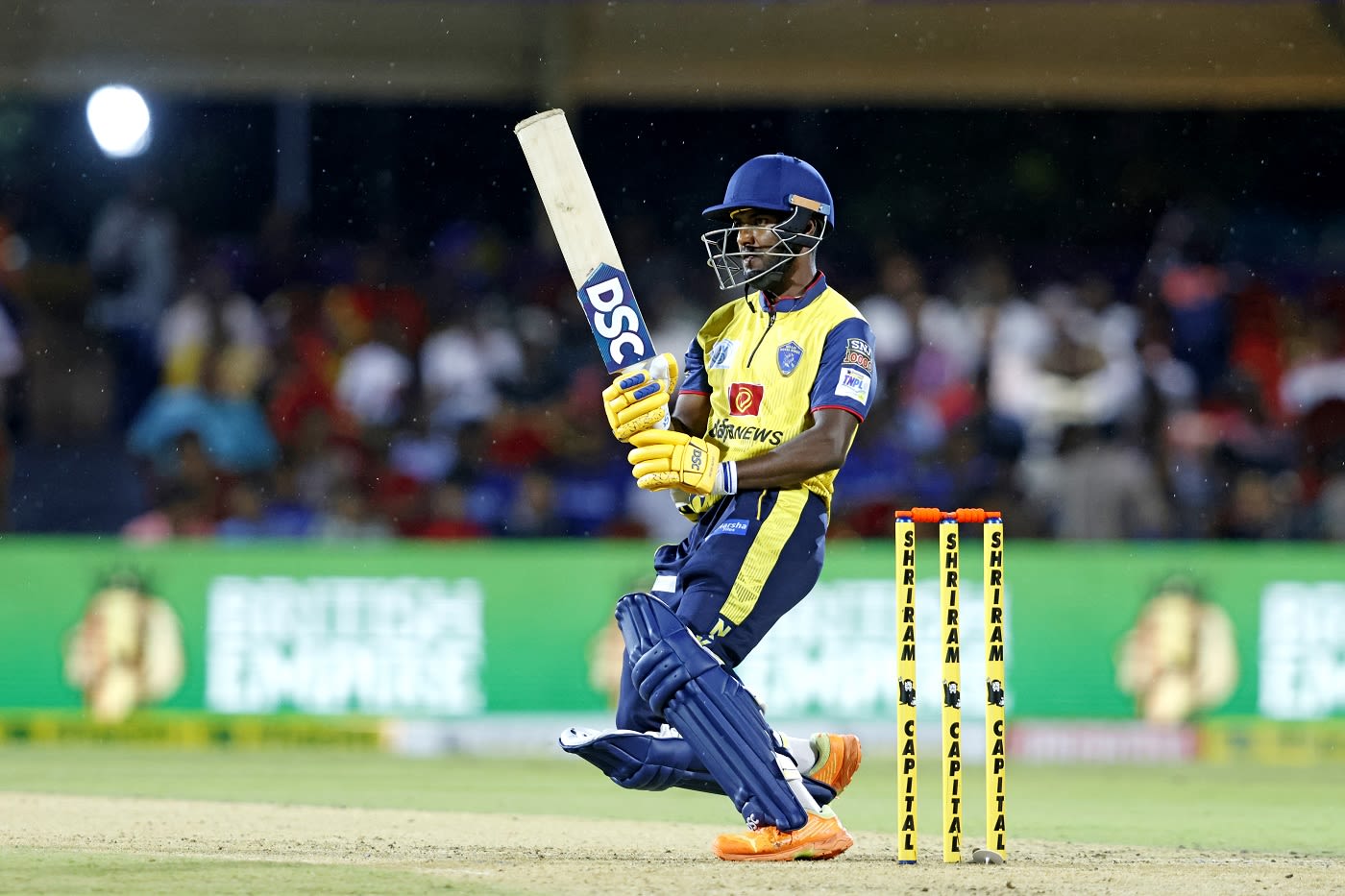 G Ajitesh swivels into a pull