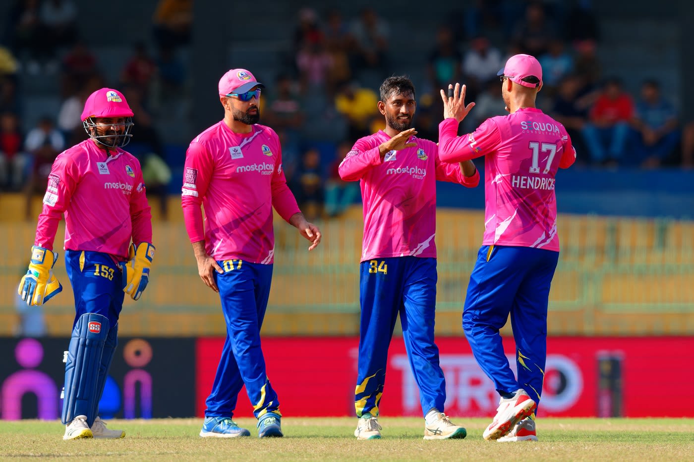 Dushan Hemantha finished with 2 for 19