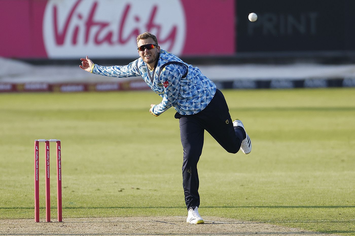Danny Briggs in his delivery stride