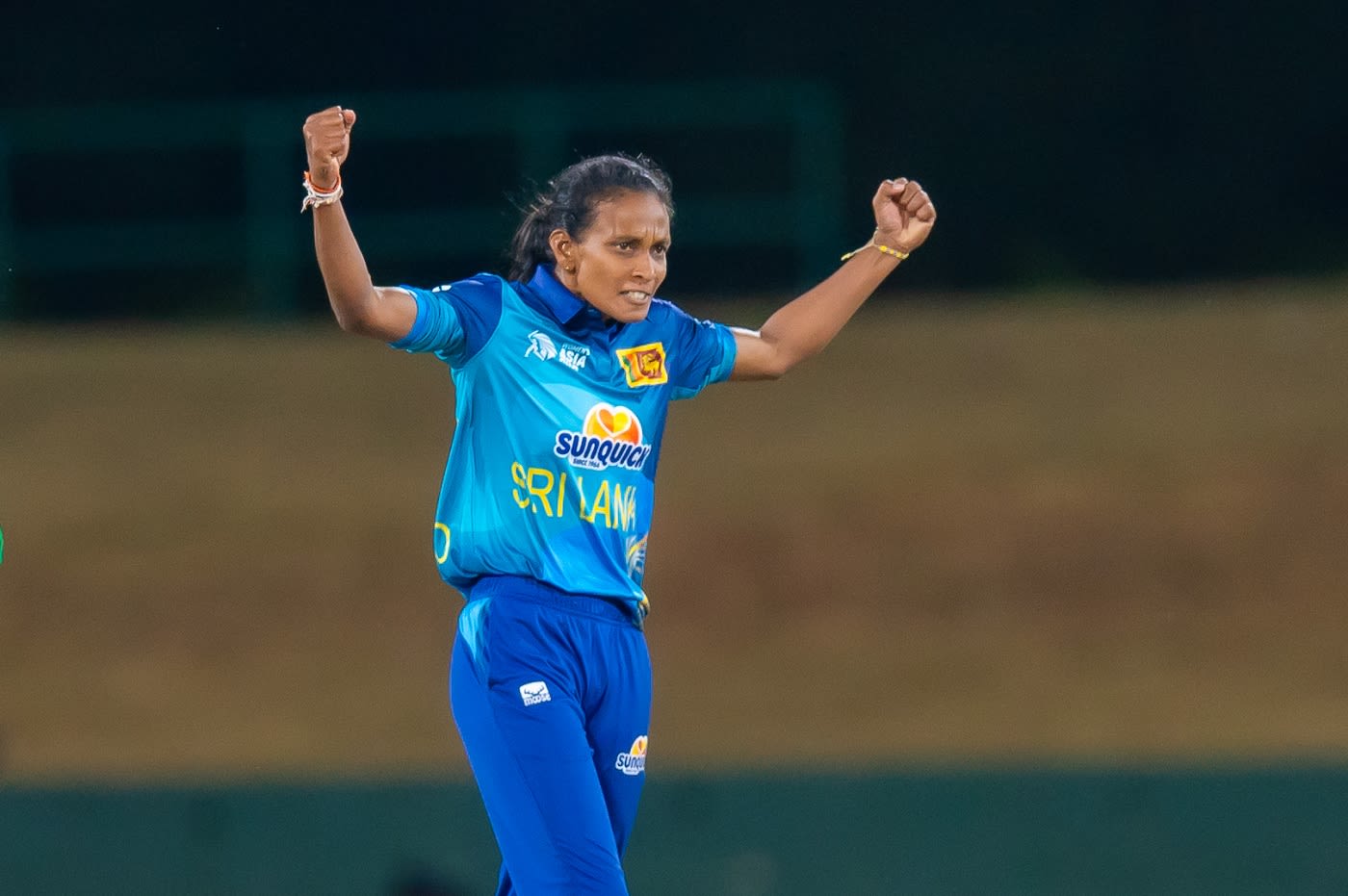 Inoshi Priyadharshani came away with 2 for 17 in her four overs