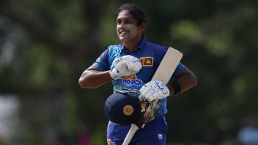 Athapaththu's record-equalling ton gives Sri Lanka 144-run win