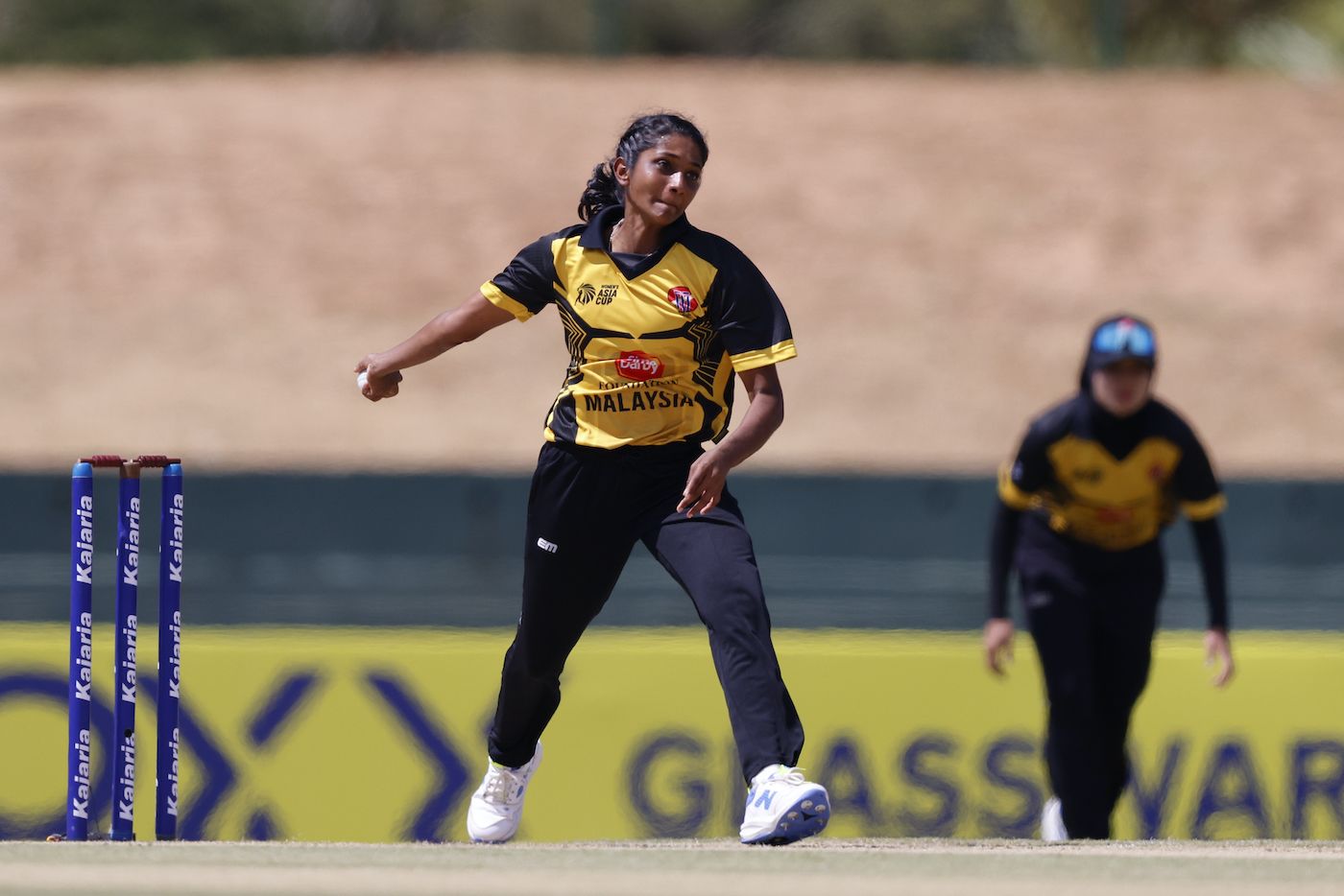 Winifred Duraisingam took 2 for 34