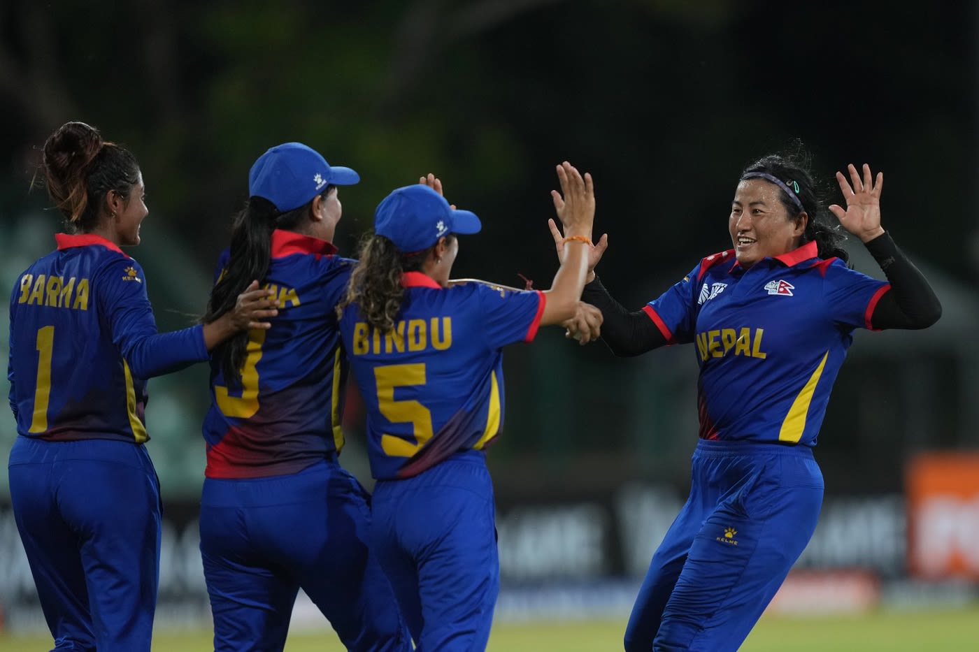 Sita Rana Magar was the pick of the Nepal bowlers