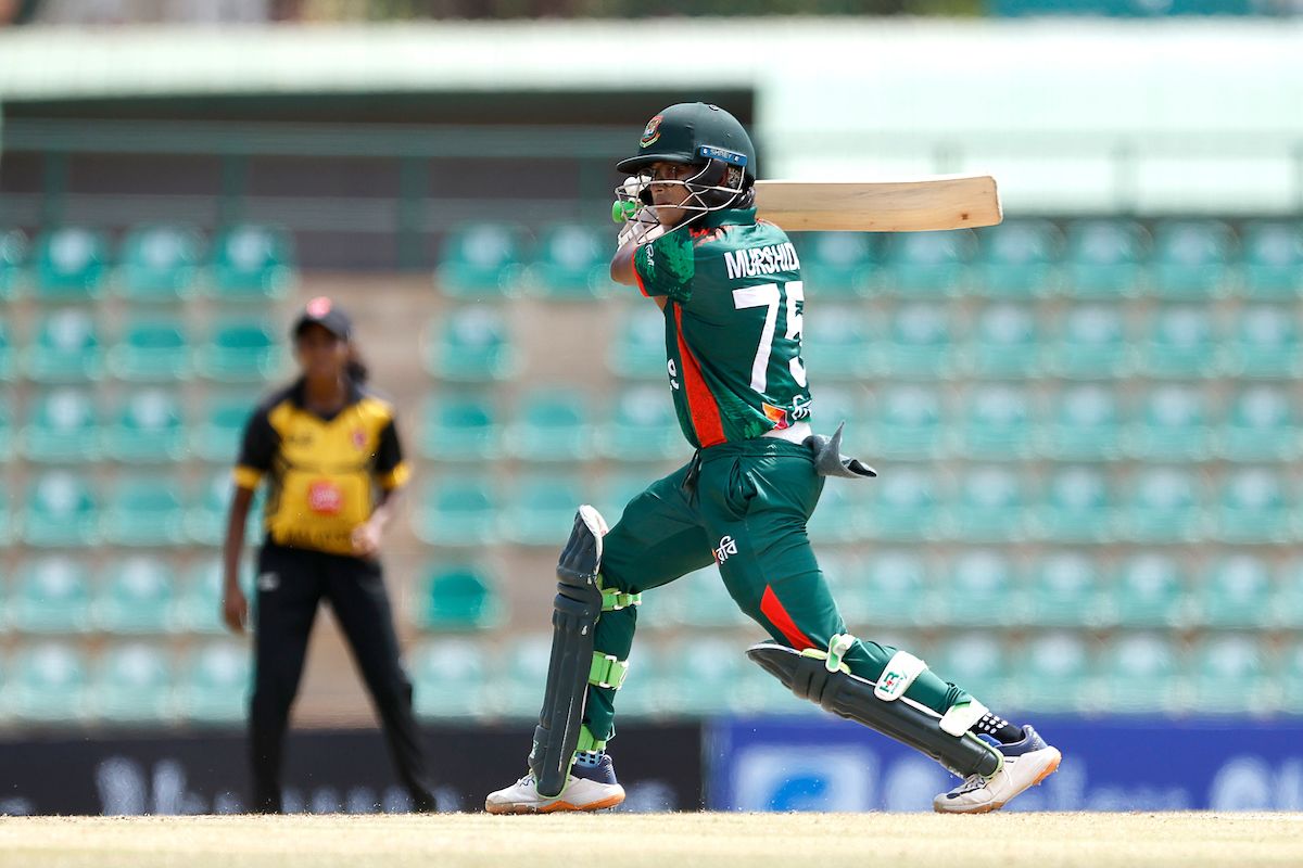 Murshida Khatun scored her T20I best of 80 off 59