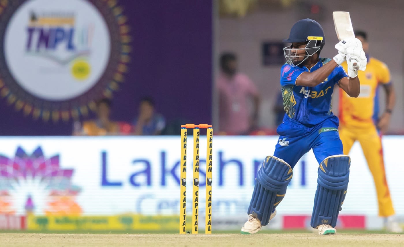 S Lokeshwar made a quick fifty for Siechem Madurai Panthers