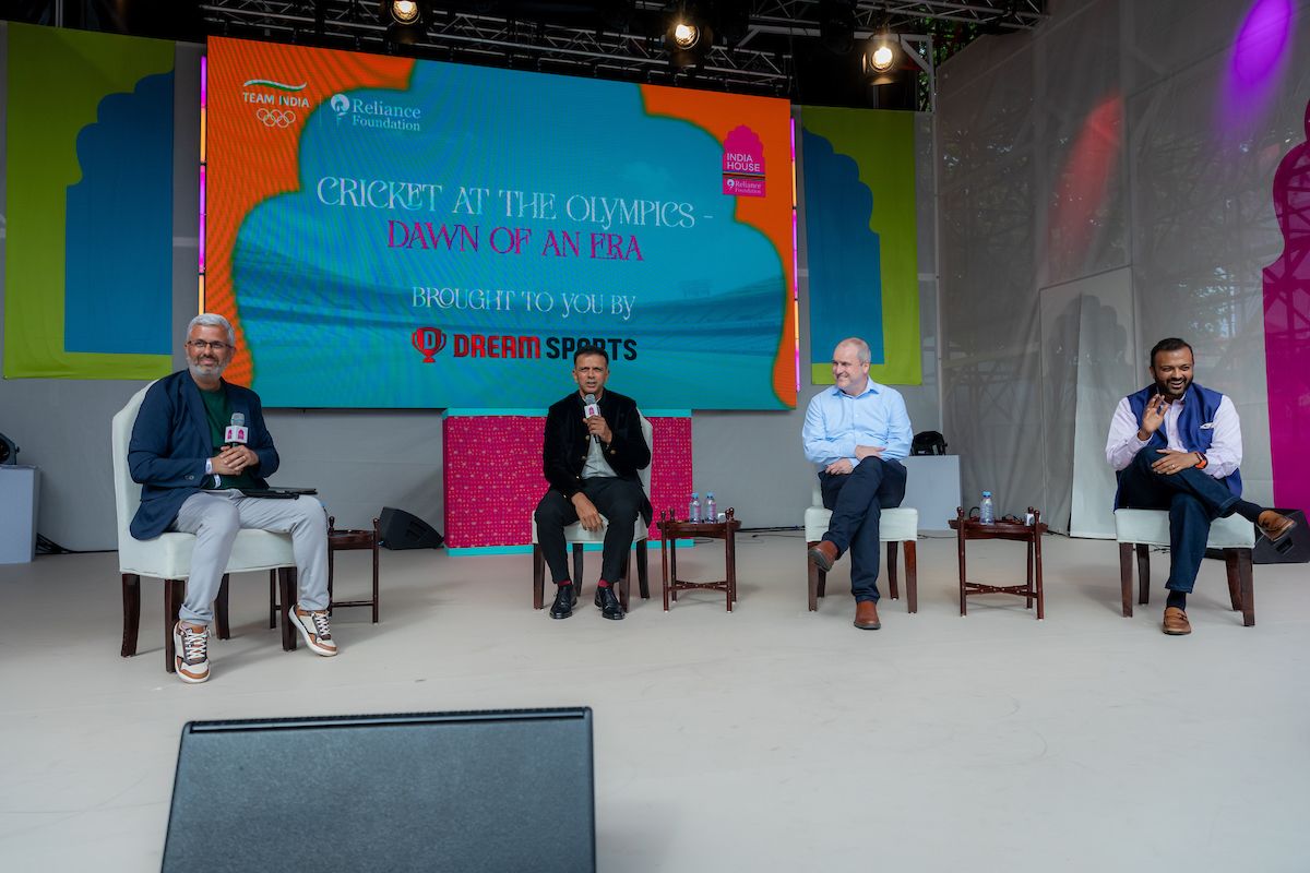 Rahul Dravid and ICC CEO Geoff Allardice spoke about cricket at the Olympics at an event