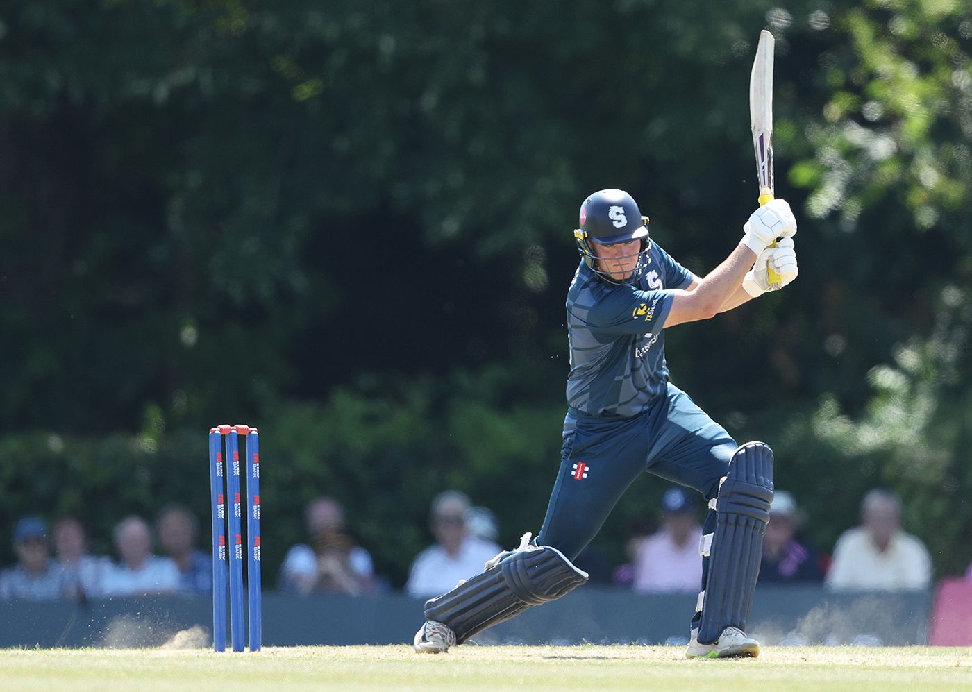Gus Miller made his maiden senior fifty
