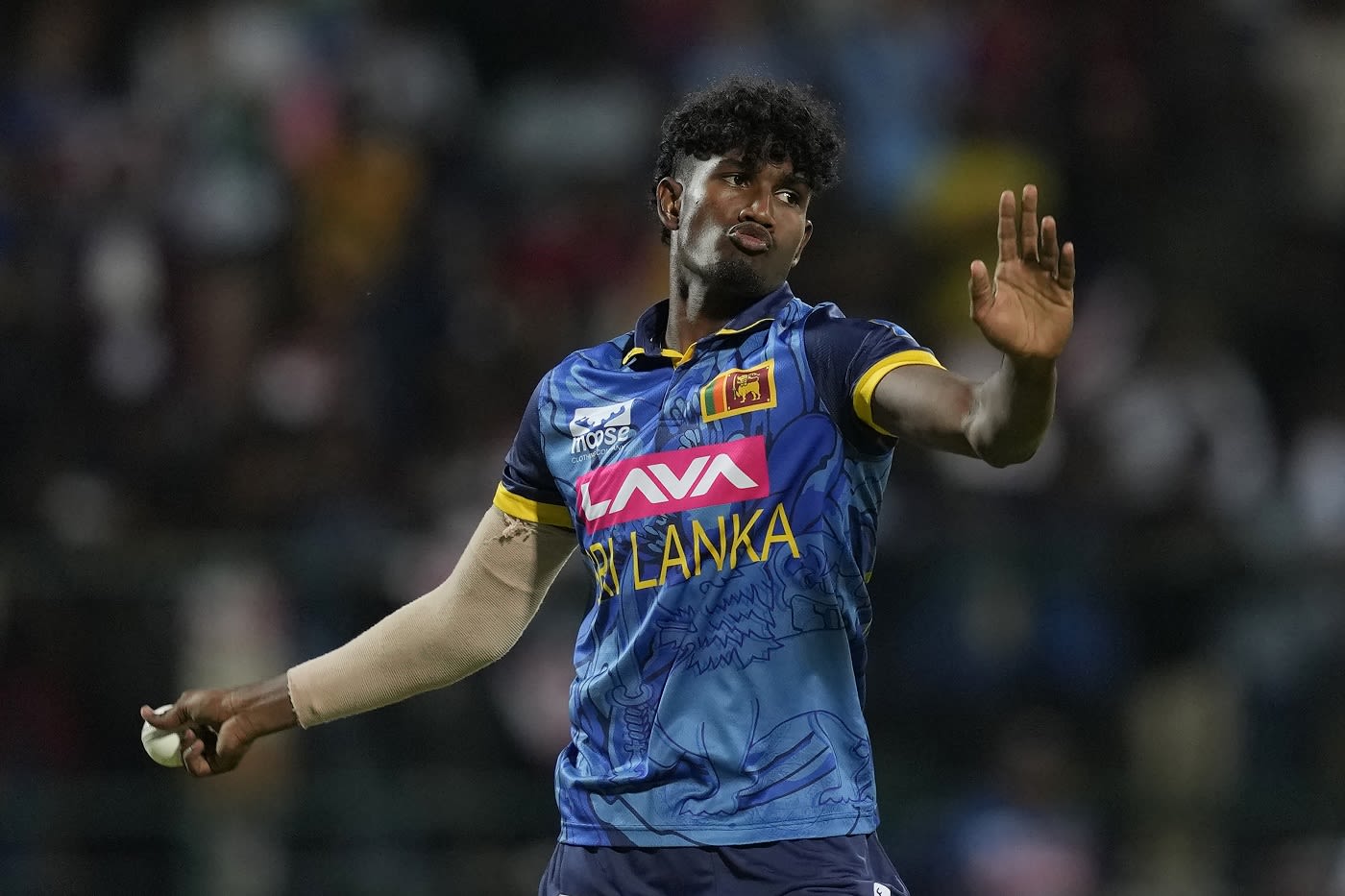 Chamindu Wickramasinghe troubled India with the new ball