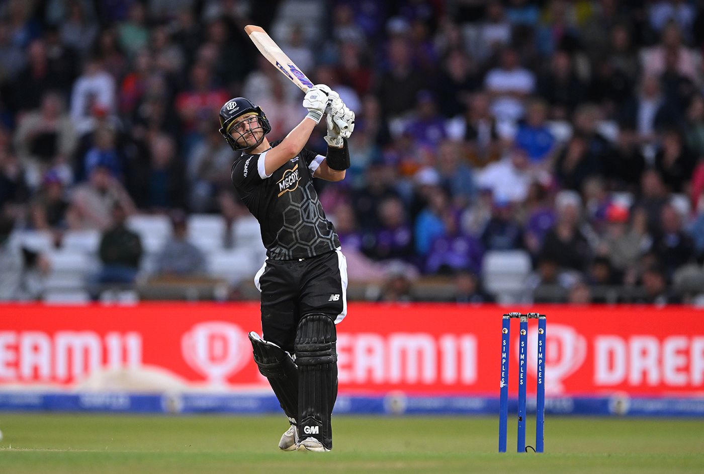 Matty Hurst scored his first fifty in the format