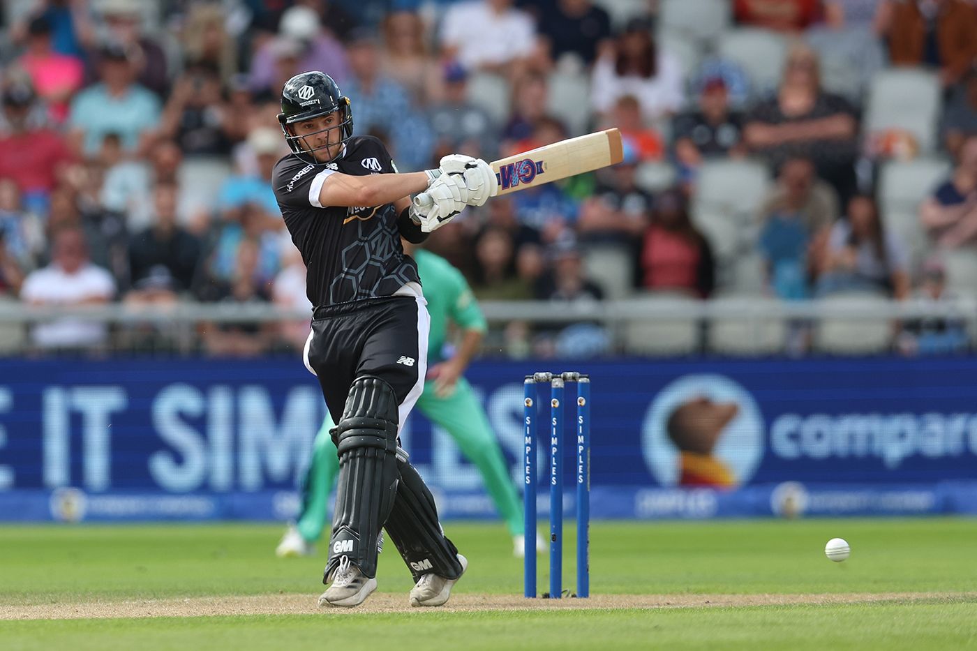 Matthew Hurst drags one into the leg side