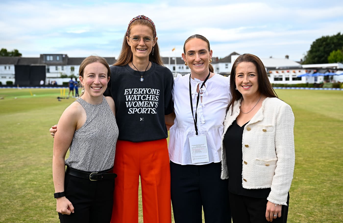 An all-female commentary crew for the series - Celeste Raack, Georgie Heath, Shauna Kavanagh and Isobel Joyce