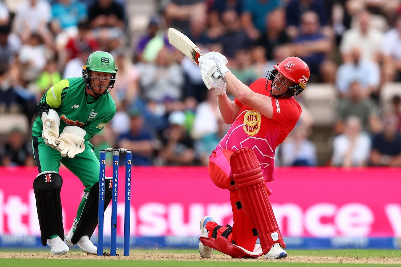 Luke Wells struck 53 from 30