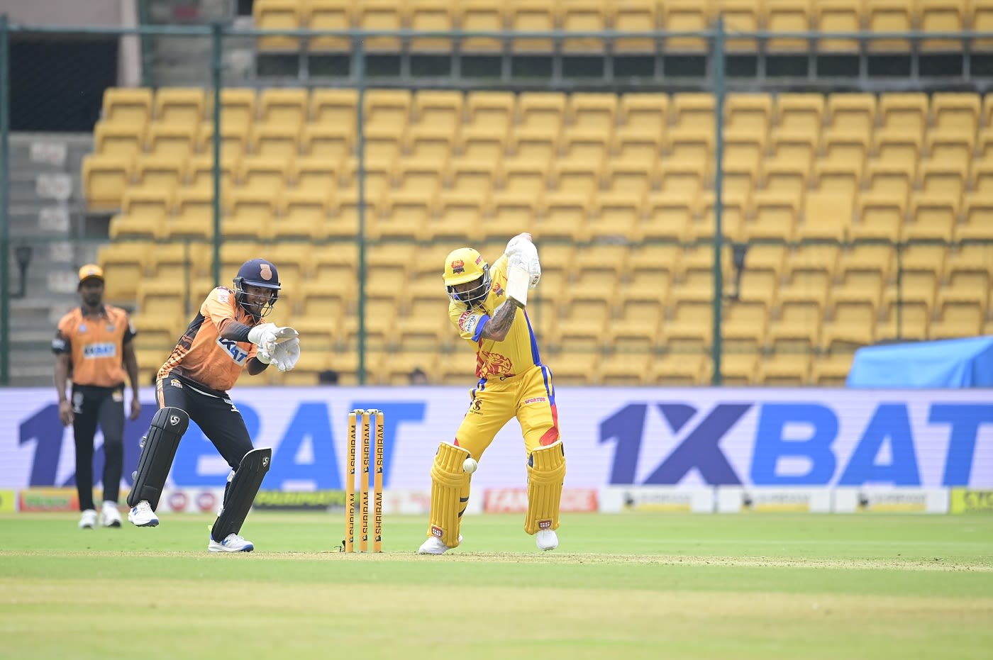 KV Siddharth struck 44 off 27 balls