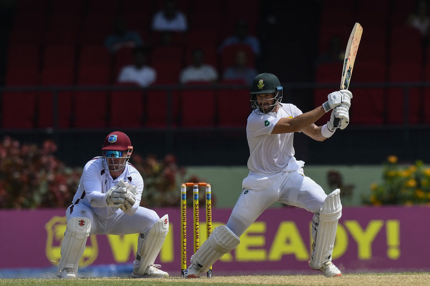 Aiden Markram looked assured against spin
