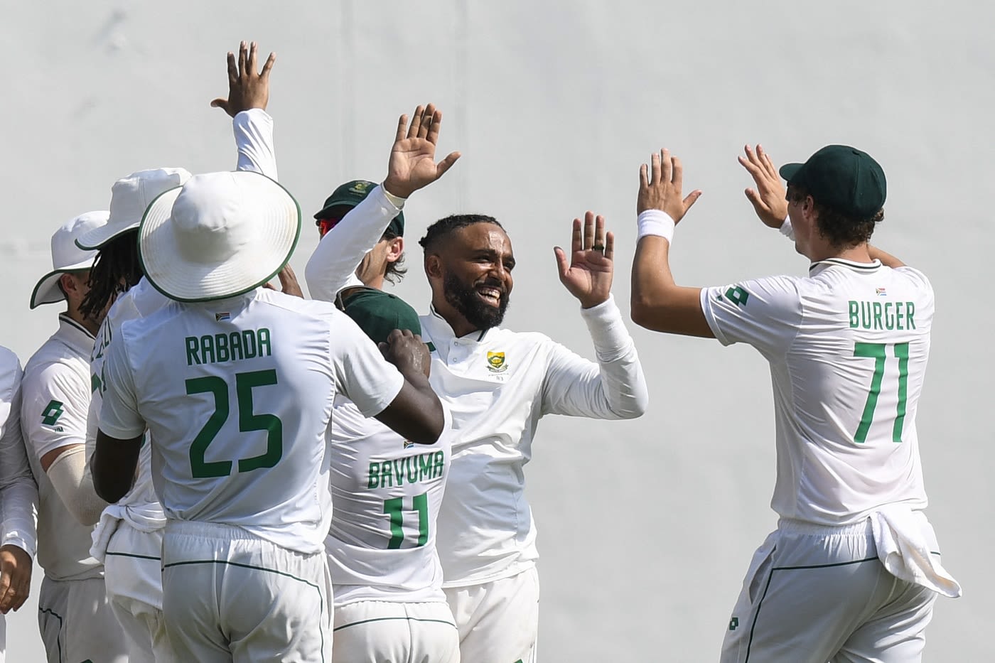 Dane Piedt had Jason Holder holing out to long-on for his second wicket