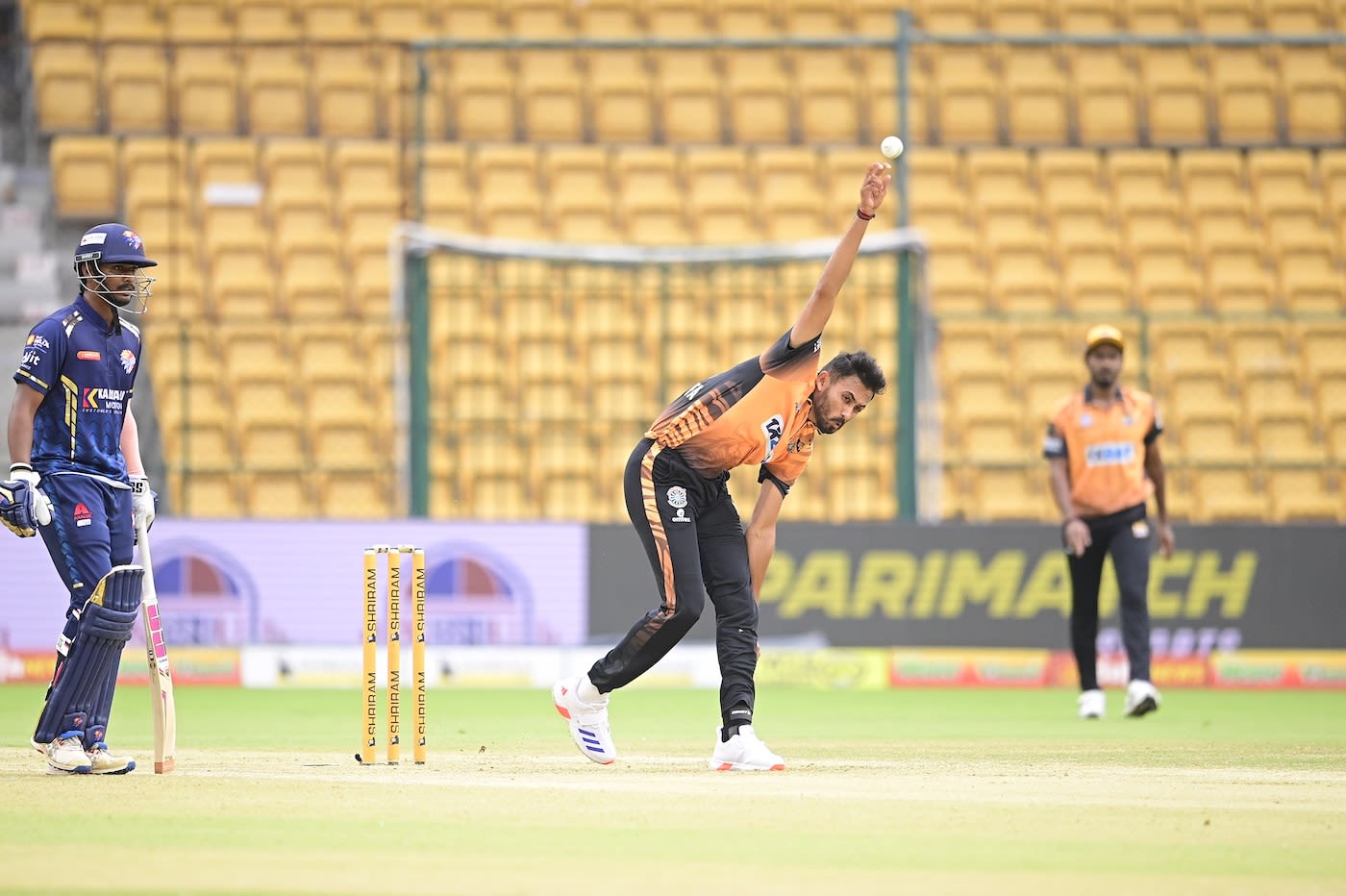 Vidwath Kaverappa's 3-23 earned him the Player-of-the-Match award