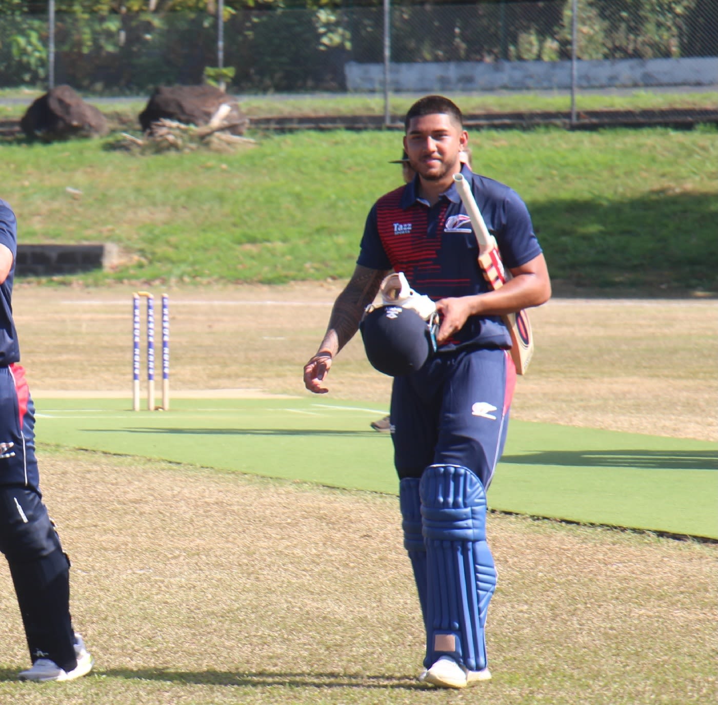 Samoa batter Darius Visser broke the men's T20I record for most runs in an over