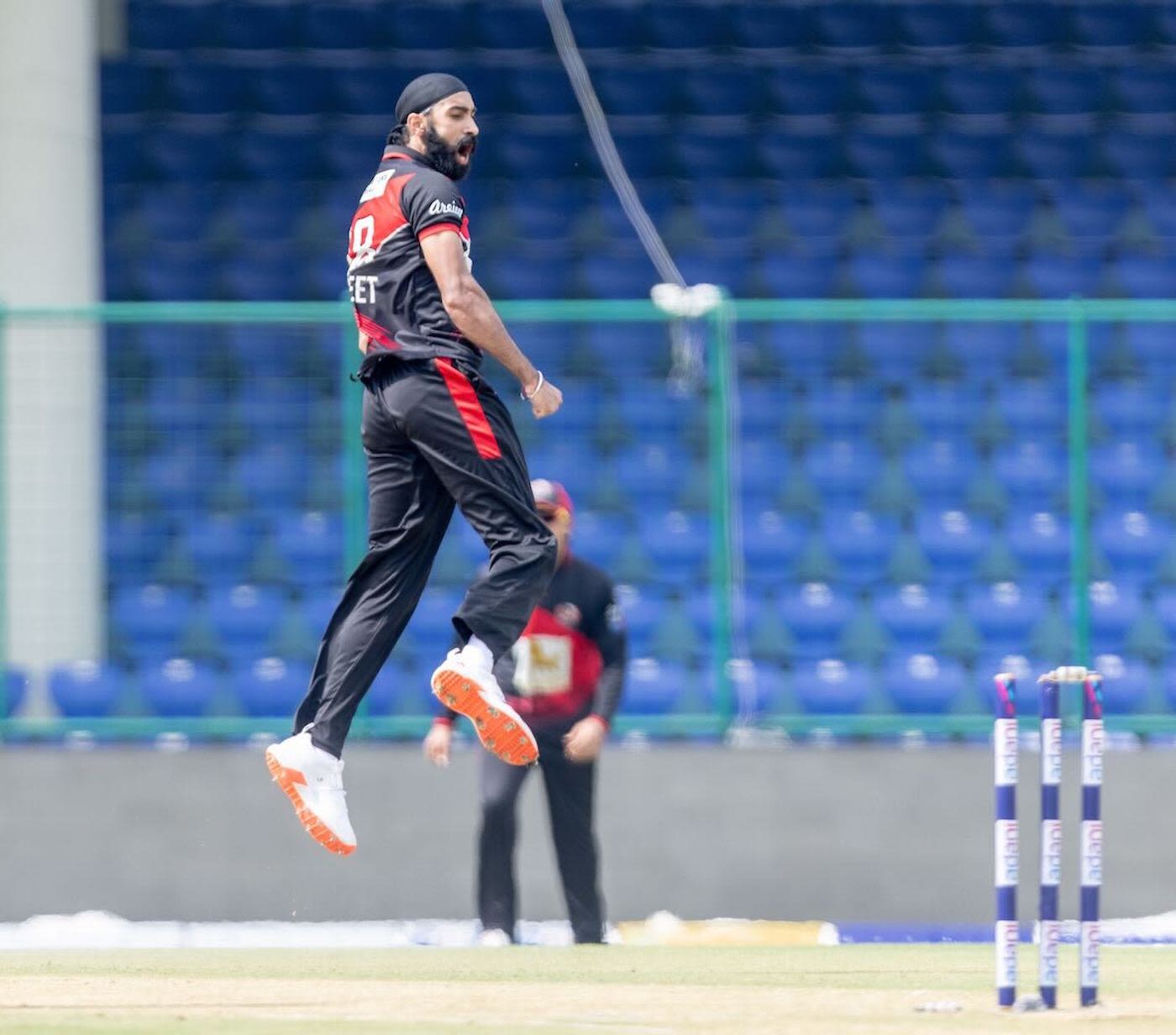 Simarjeet Singh flies high in the Delhi Premier League
