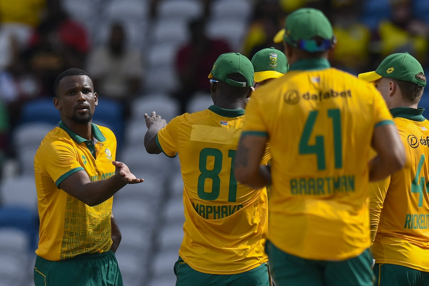 Comeback man Lizaad Williams dismissed Alick Athanaze