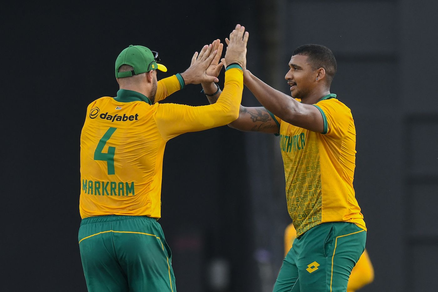 Patrick Kruger struck in his first and second overs