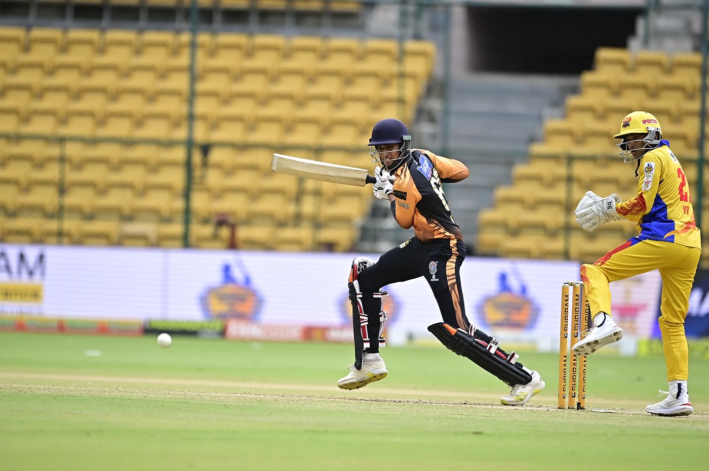 Aneeshwar Gautam scored an unbeaten 95 off 58 against Mangalore Dragons