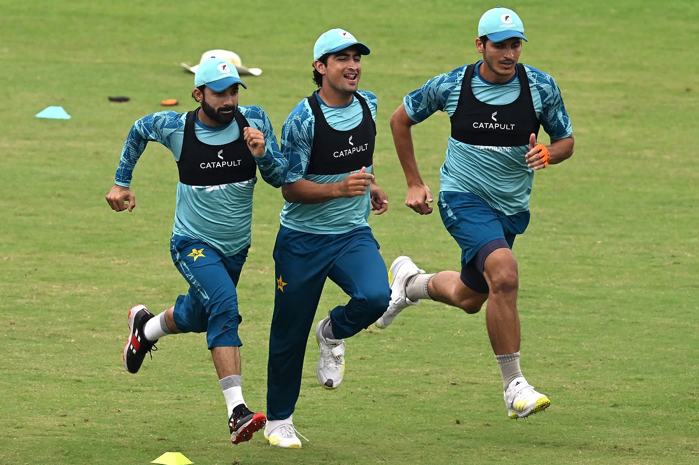 Mohammad Rizwan, Naseem Shah and Mir Hamza gear up for the second Test against Bangladesh