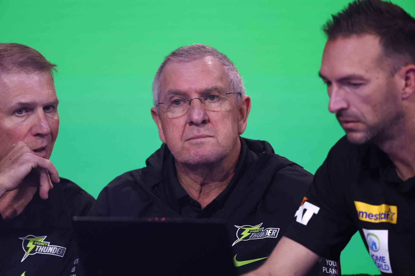Sydney Thunder's Trevor Bayliss looks on during the draft