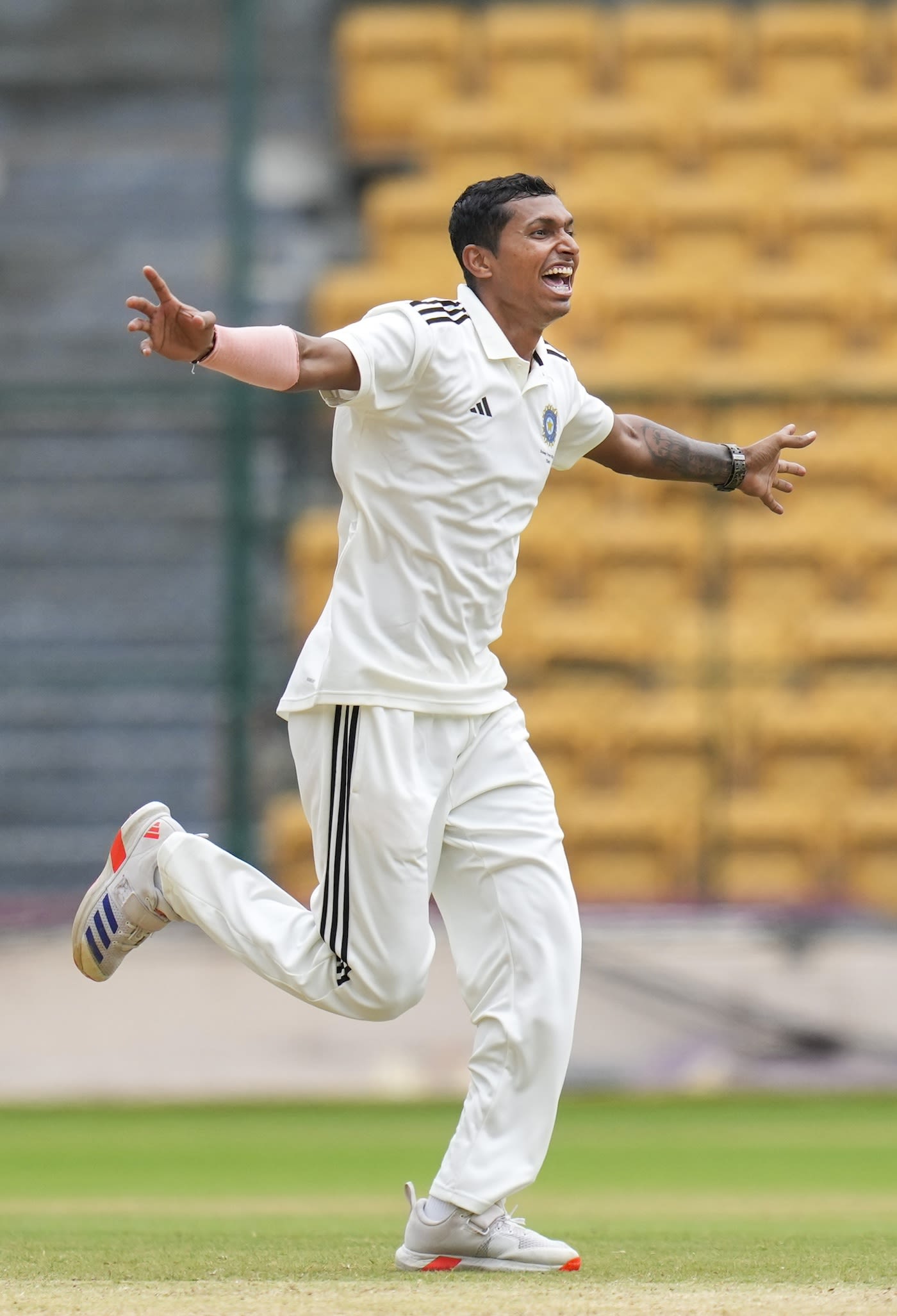 Navdeep Saini picked up two wickets in the final innings