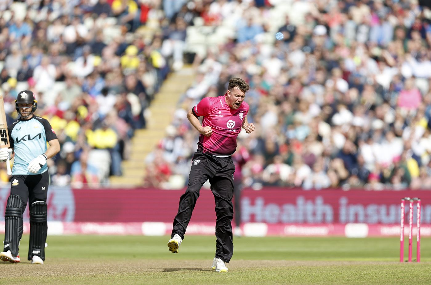 Jake Ball celebrates a breakthrough