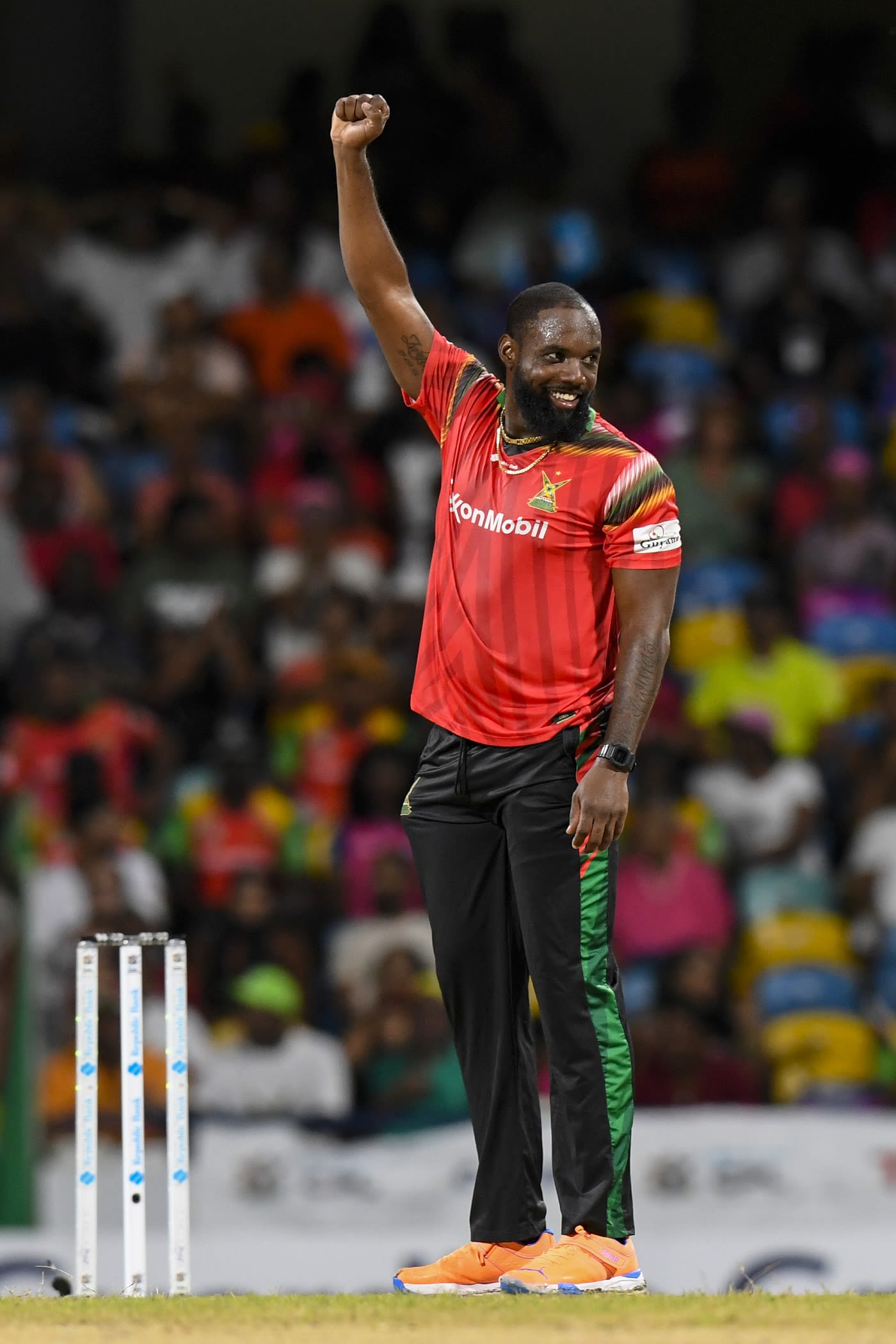 Raymon Reifer was expensive but returned three wickets