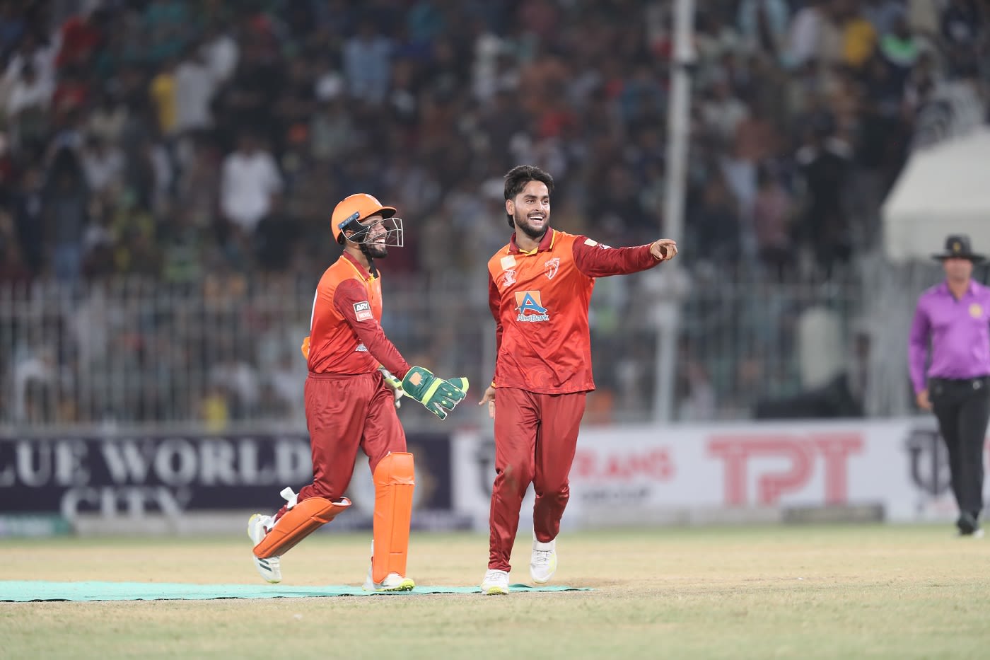 Mehran Mumtaz took 3 for 56