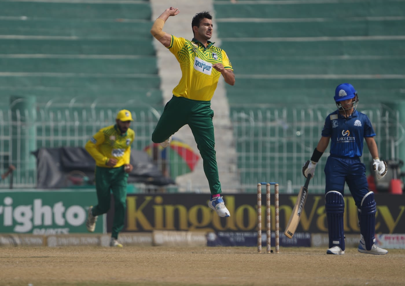 Sirajuddin struck with his first ball