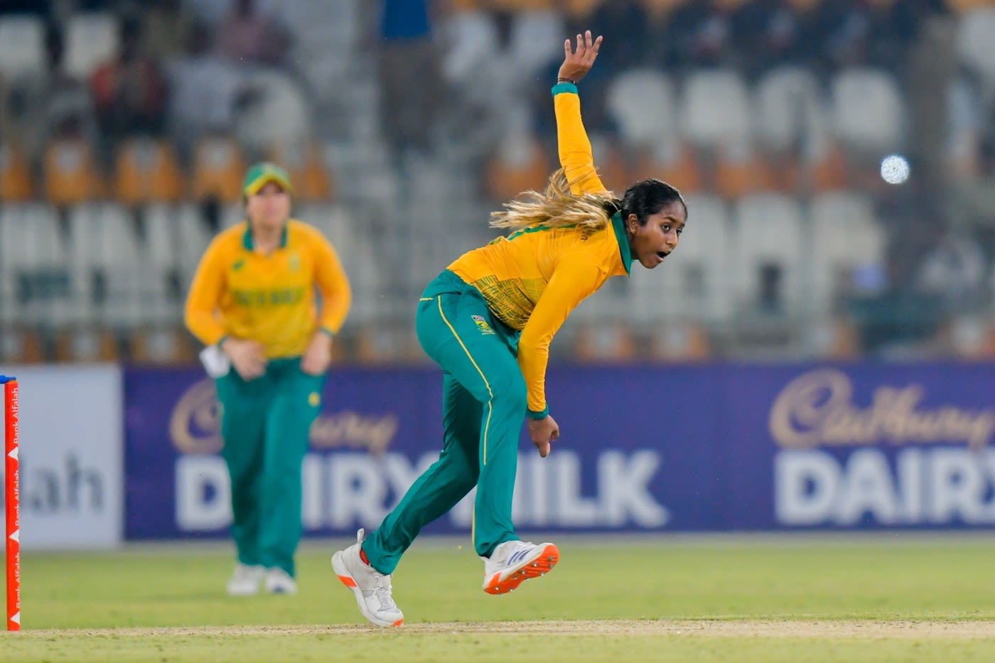 Seshnie Naidu made her T20I debut in Multan