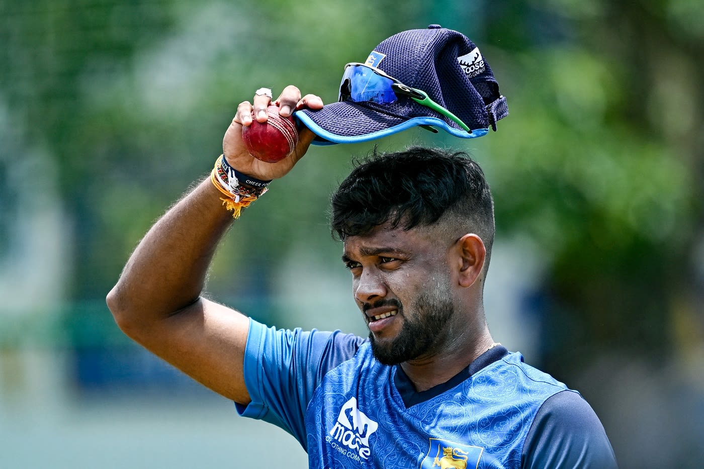 Ramesh Mendis at a training session