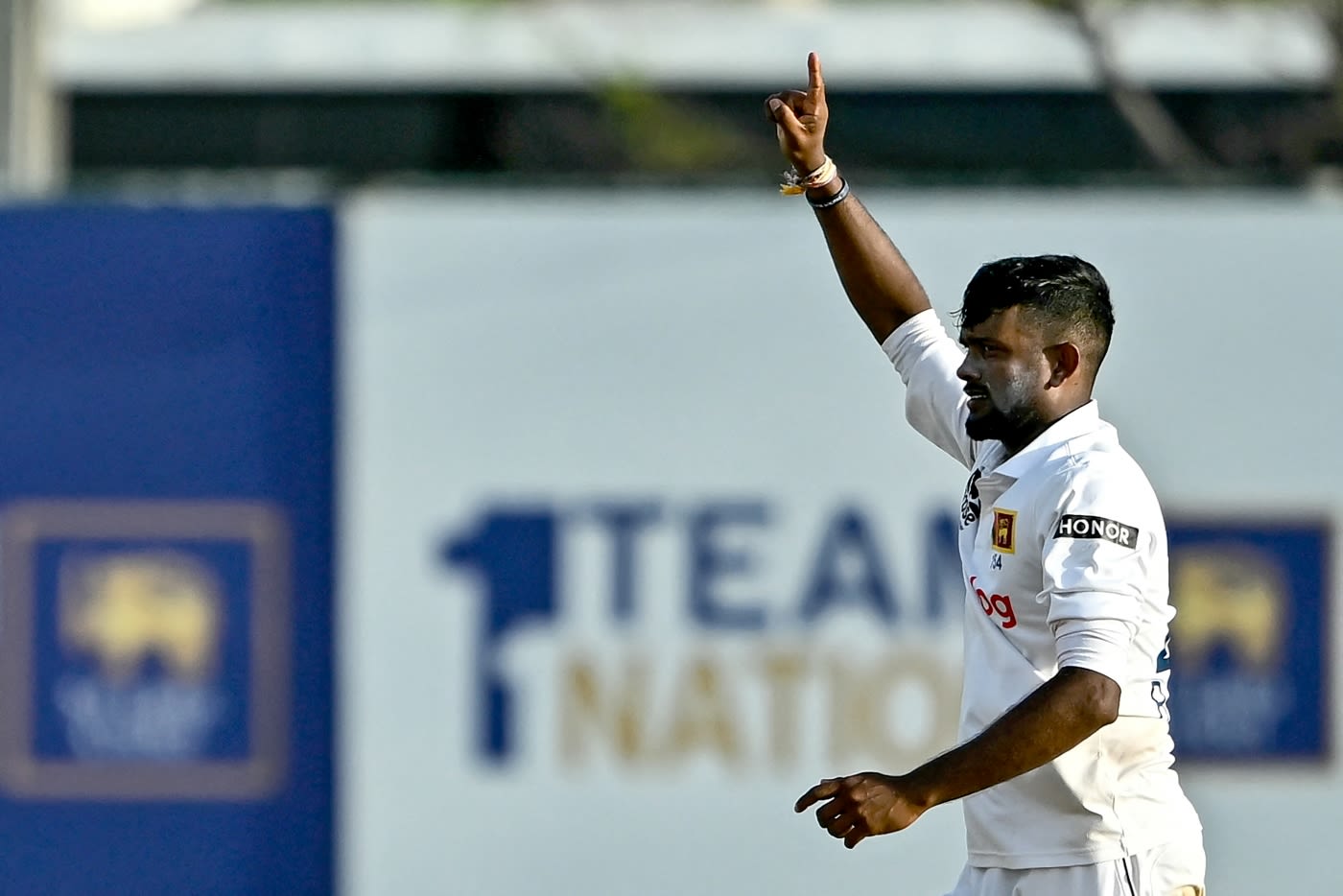 Ramesh Mendis dismissed Mitchell Santner and Tim Southee in quick succession
