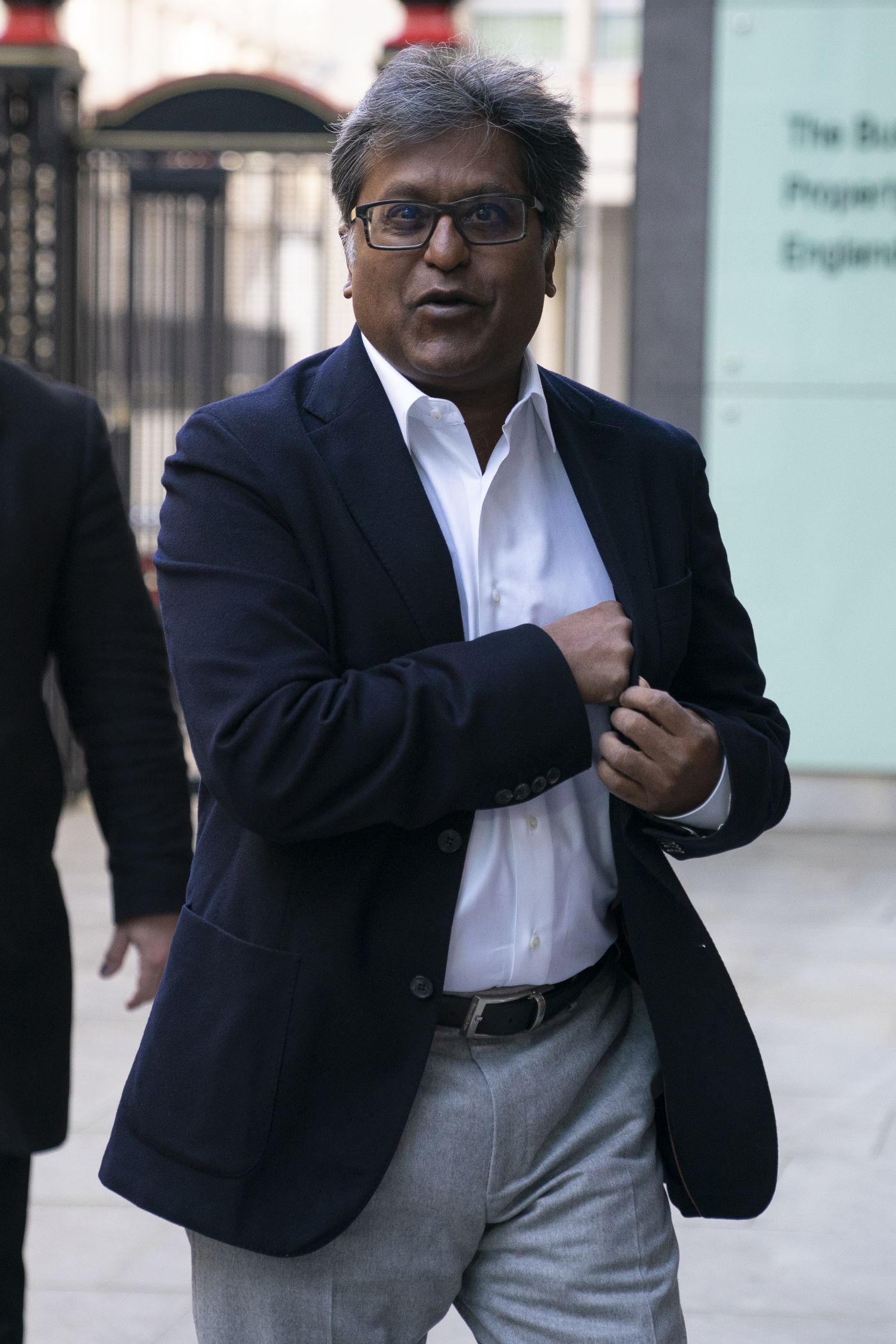 Lalit Modi arrives at the High Court in London