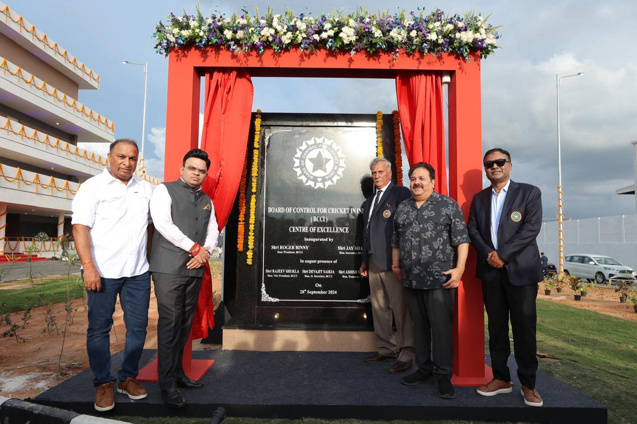 Roger Binny and Jay Shah inaugurated BCCI's new centre of excellence