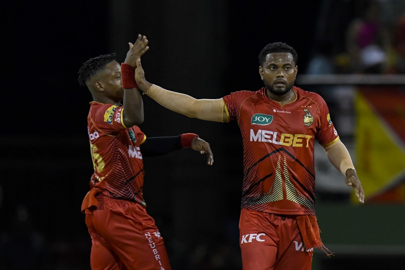 Terrance Hinds starred with a three-wicket haul