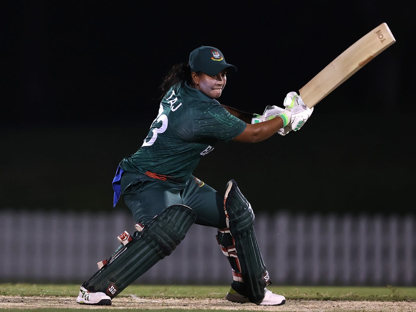 Taj Nehar hits one through the off side