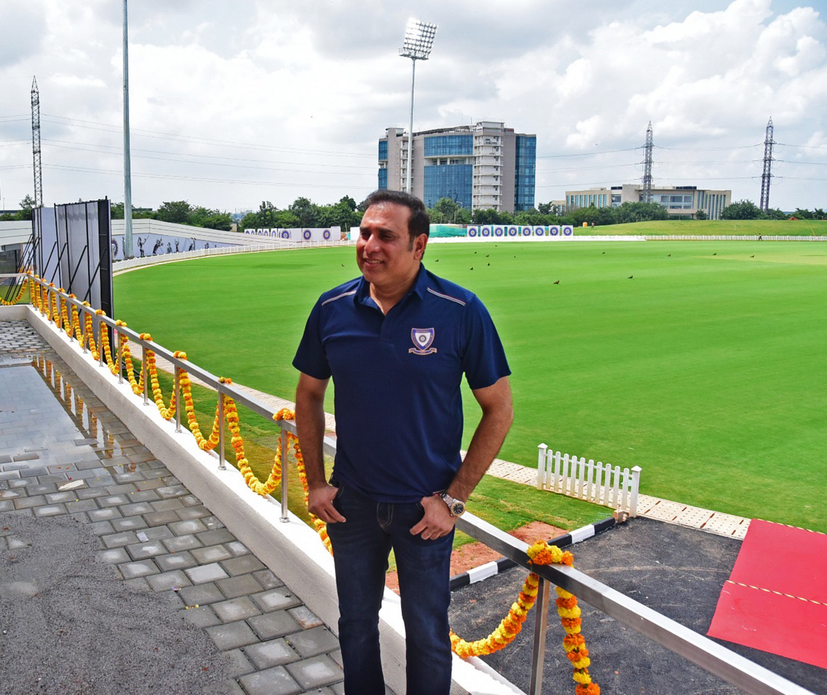 NCA chief VVS Laxman at BCCI's new Centre of Excellence in Bengaluru