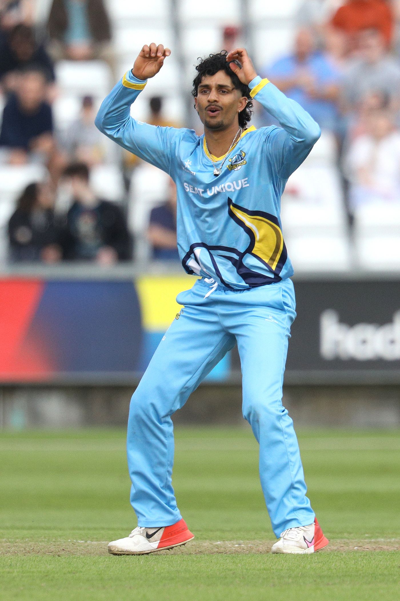 Jafer Chohan reacts to a near-miss