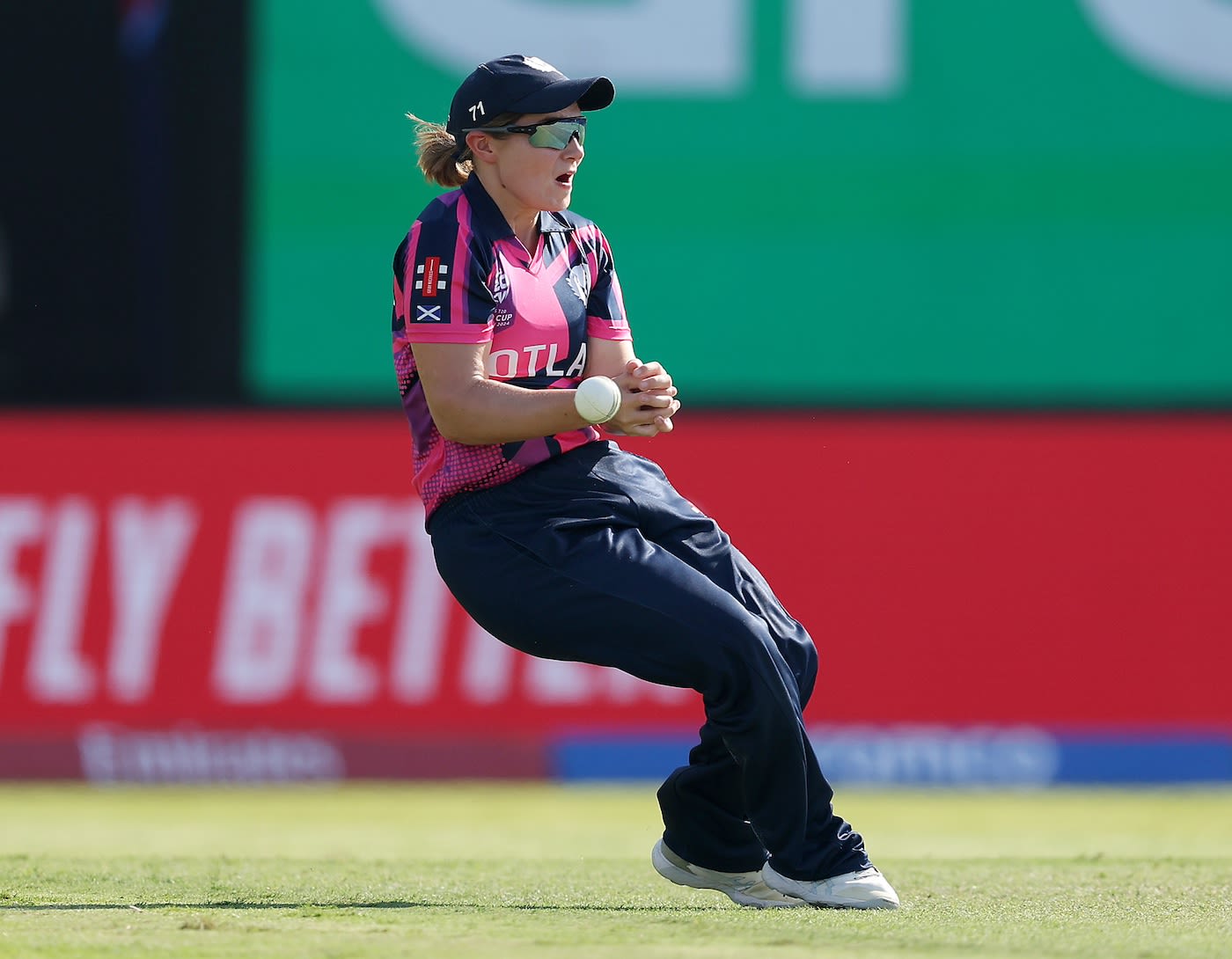 Scotland's catching was poor, with at least three straightforward chances going down