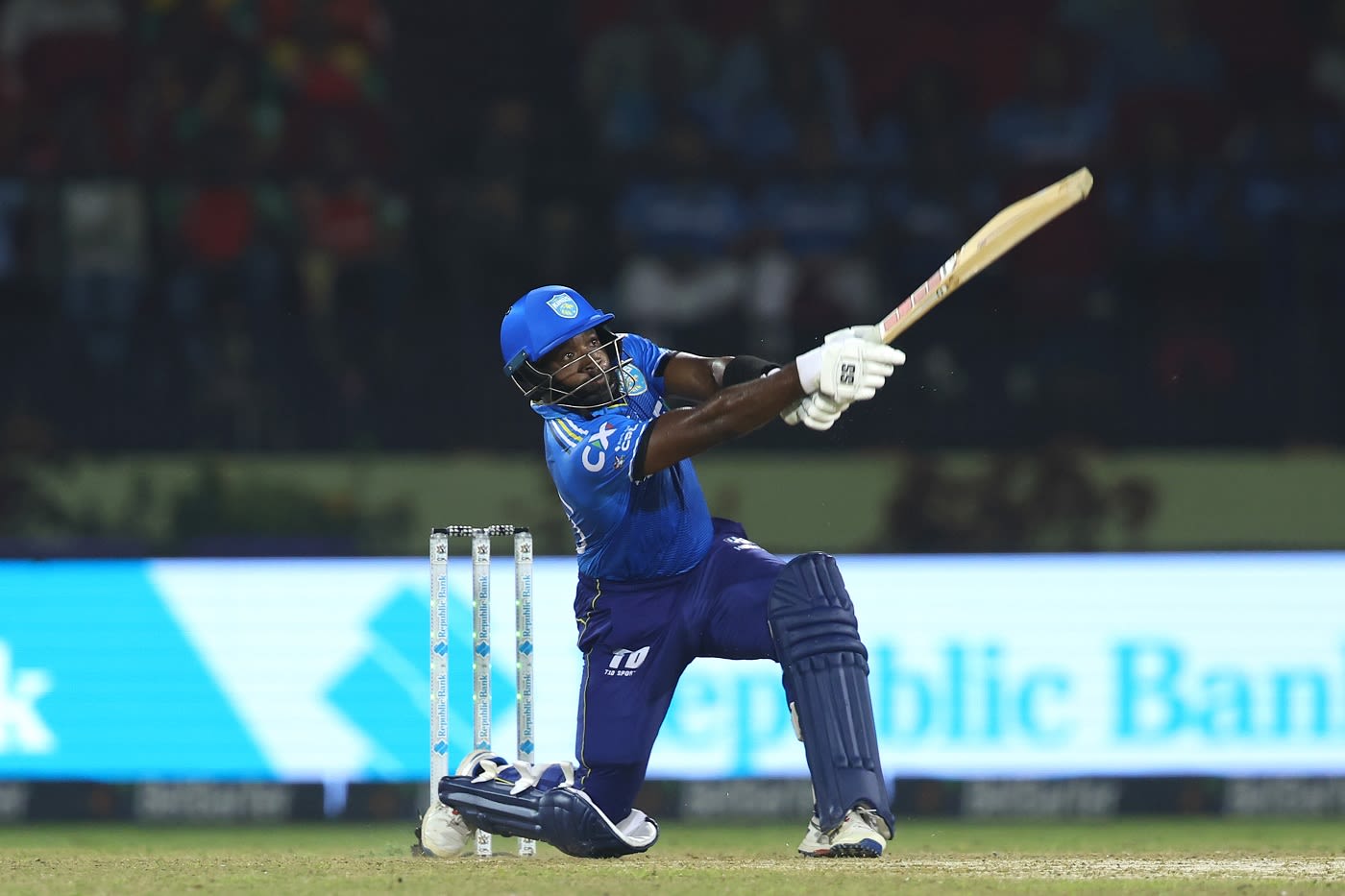 Aaron Jones played a vital innings under pressure for St Lucia Kings
