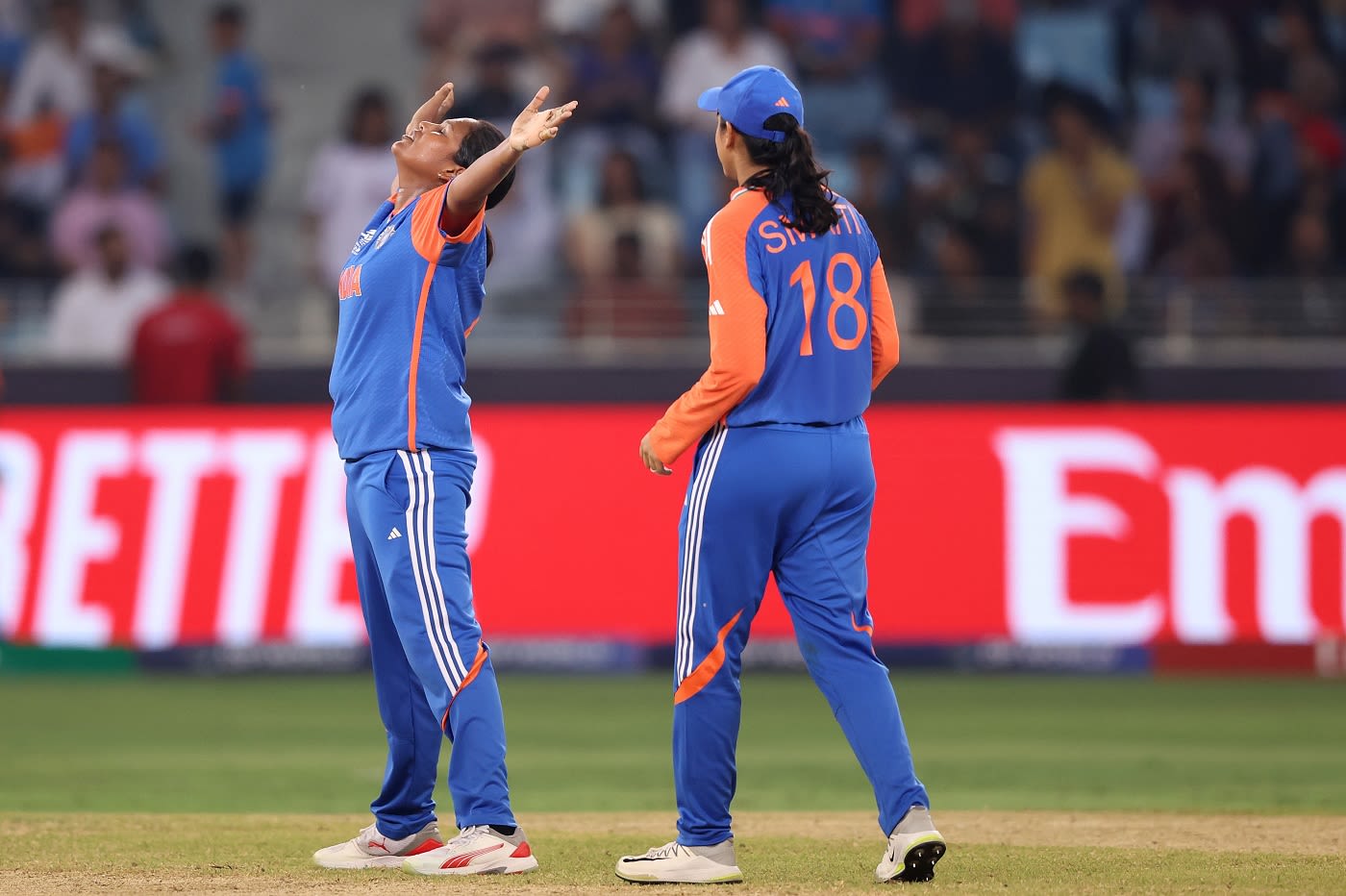 Asha Sobhana finished with 3 for 19
